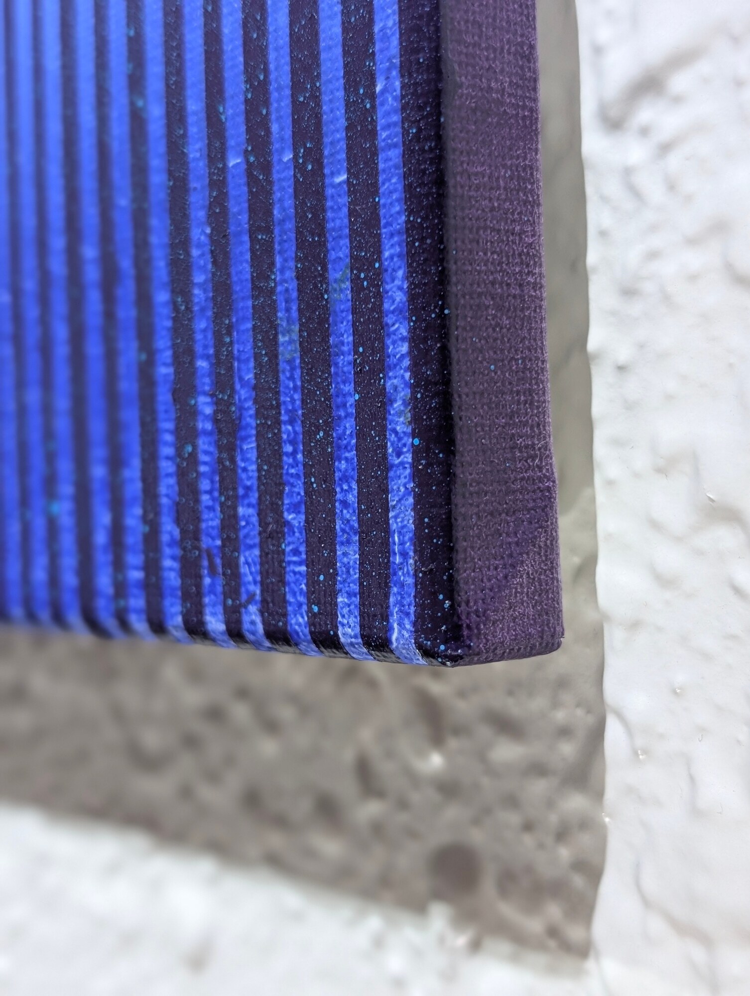 Blue edge detail of Frequencies No. 1